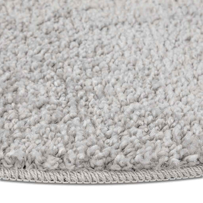 Teppich Grau 120 x 120 cm Polypropylen