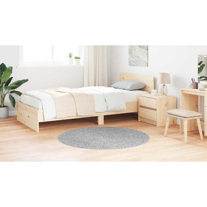 Teppich Grau 120 x 120 cm Polypropylen