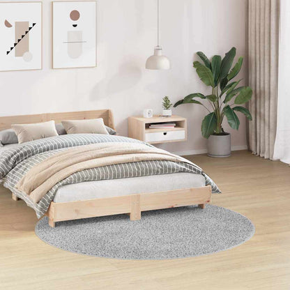 Teppich Grau 160 x 160 cm Polypropylen