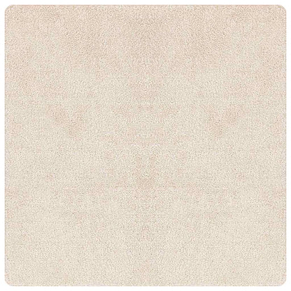 Teppich Creme 160 x 160 cm Polypropylen