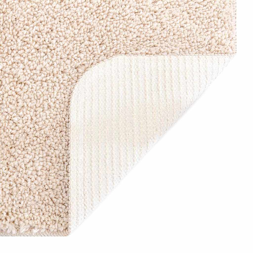 Teppich Creme 200 x 200 cm Polypropylen