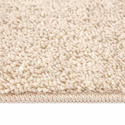 Teppich Creme 200 x 200 cm Polypropylen