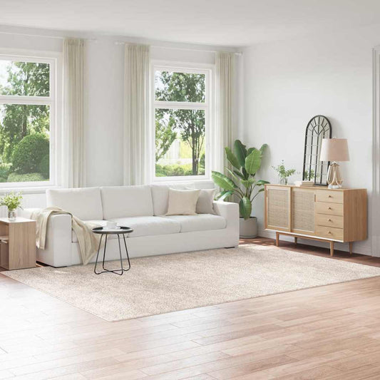 Teppich Creme 240 x 340 cm Polypropylen