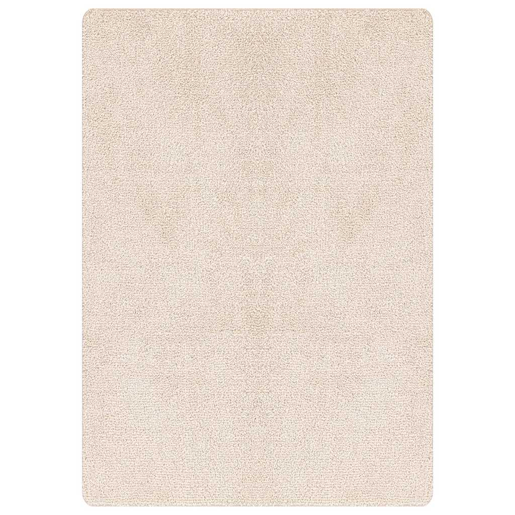 Teppich Creme 240 x 340 cm Polypropylen