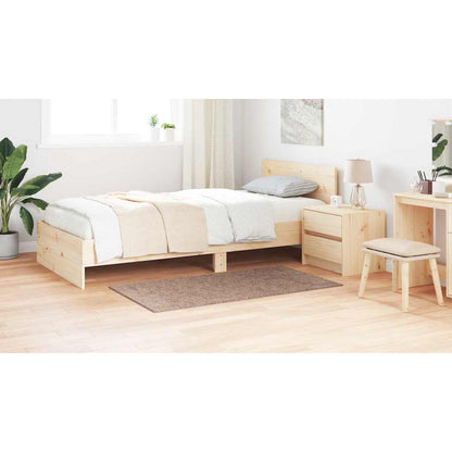 Teppich Braun 80 x 150 cm Polypropylen
