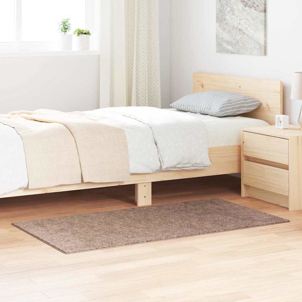 Teppich Braun 80 x 150 cm Polypropylen