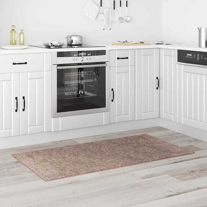 Teppich Braun 80 x 150 cm Polypropylen
