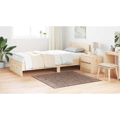 Teppich Braun 120 x 120 cm Polypropylen