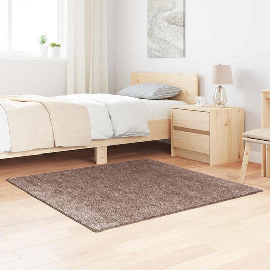 Teppich Braun 120 x 120 cm Polypropylen