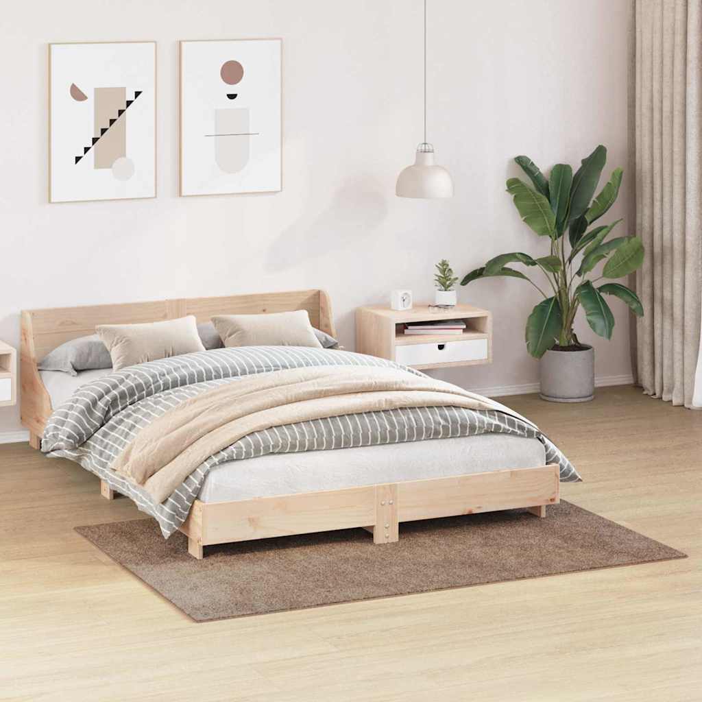 Teppich Braun 120 x 170 cm Polypropylen