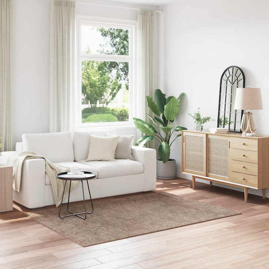 Teppich Braun 140 x 200 cm Polypropylen