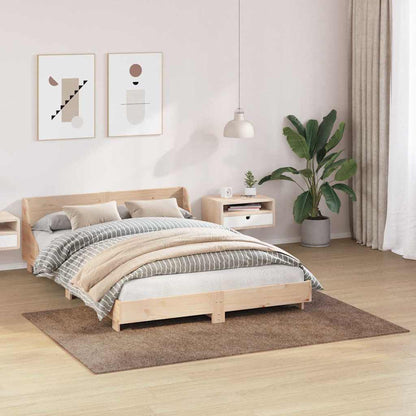Teppich Braun 140 x 200 cm Polypropylen