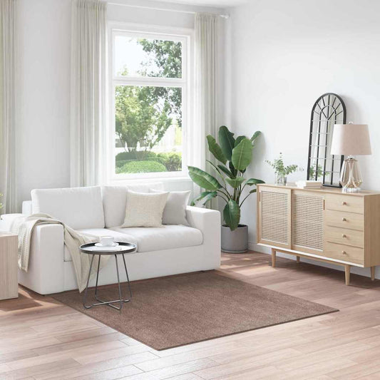 Teppich Braun 160 x 160 cm Polypropylen
