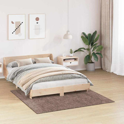 Teppich Braun 160 x 160 cm Polypropylen