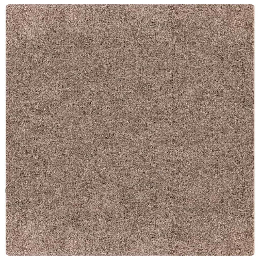 Teppich Braun 160 x 160 cm Polypropylen