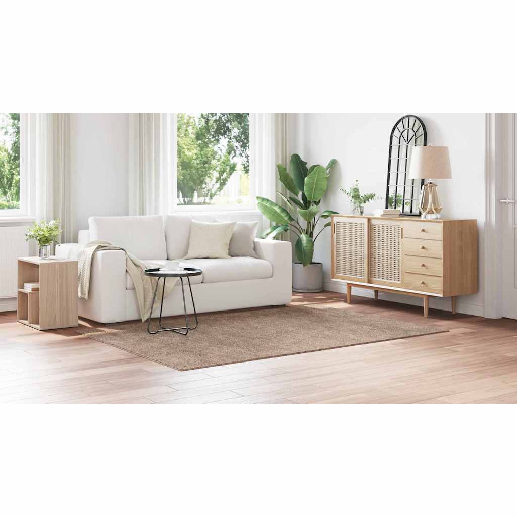 Teppich Braun 160 x 230 cm Polypropylen