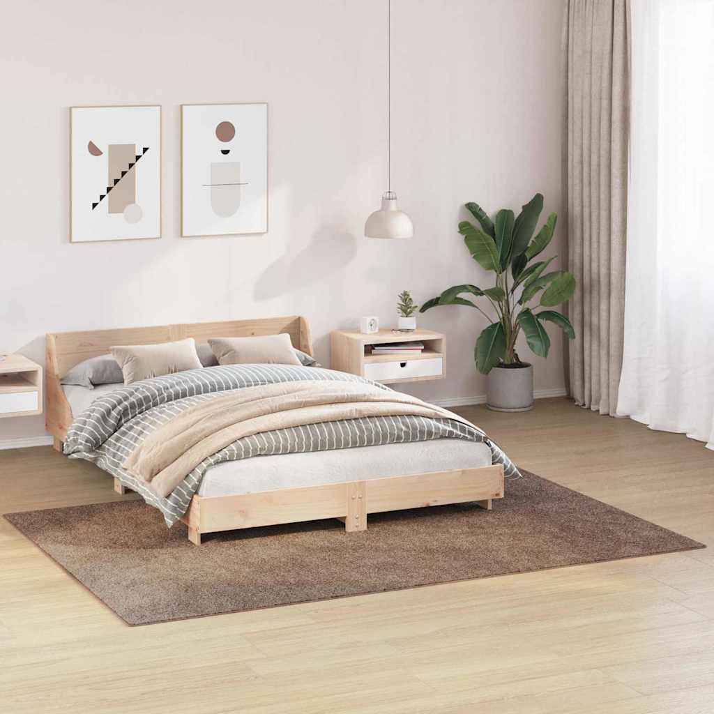Teppich Braun 160 x 230 cm Polypropylen