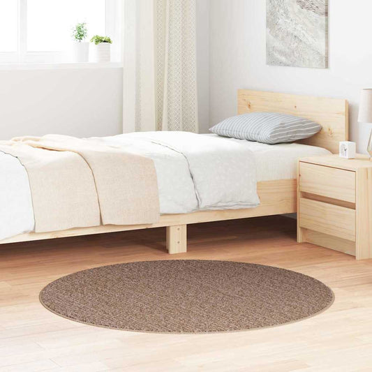 Teppich Braun 120 x 120 cm Polypropylen