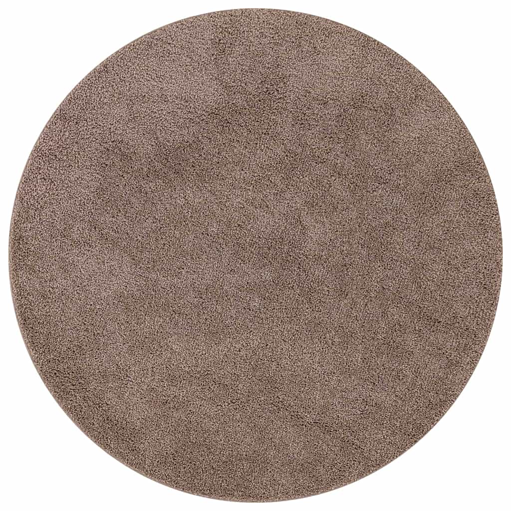 Teppich Braun 120 x 120 cm Polypropylen