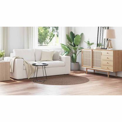 Teppich Braun 160 x 160 cm Polypropylen