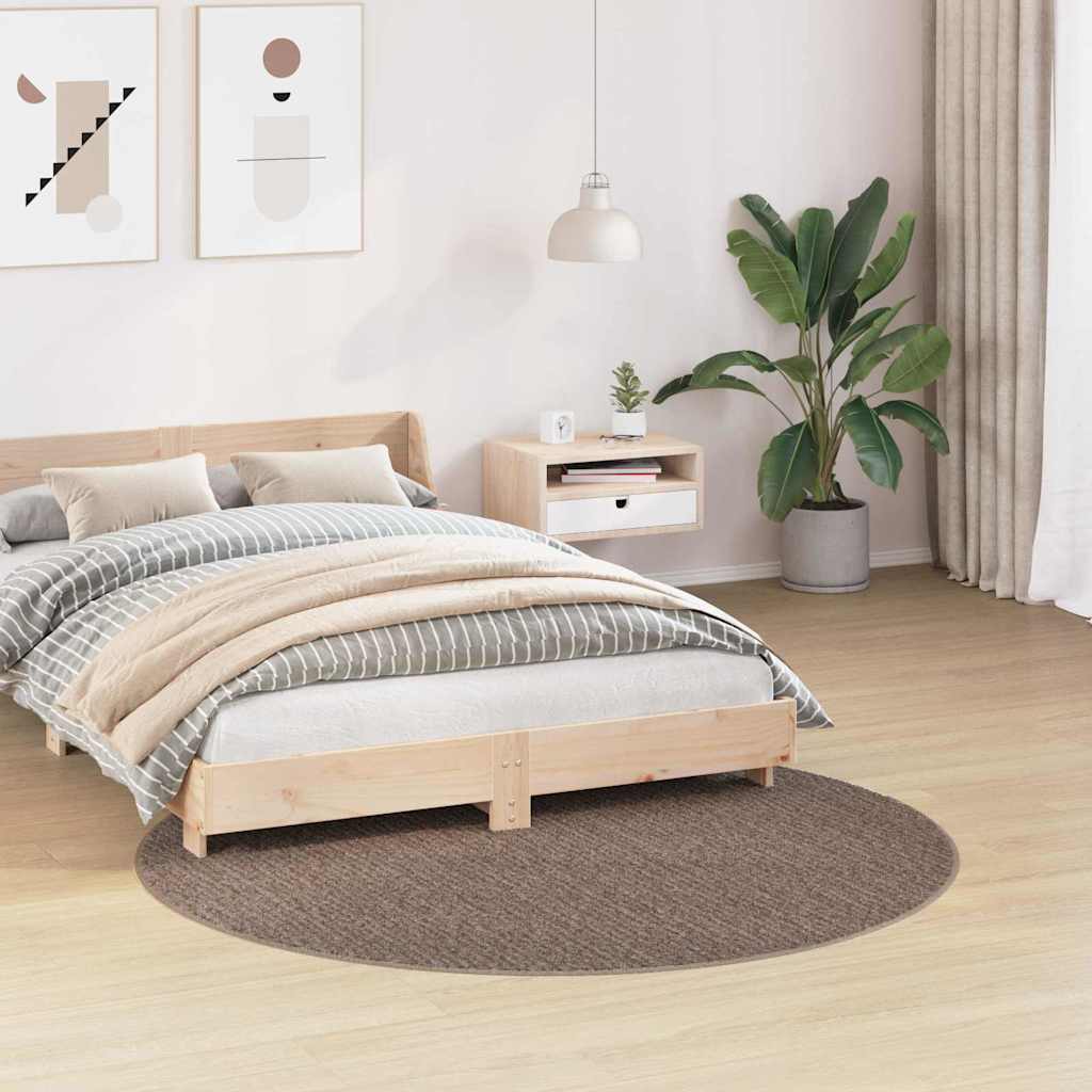 Teppich Braun 160 x 160 cm Polypropylen