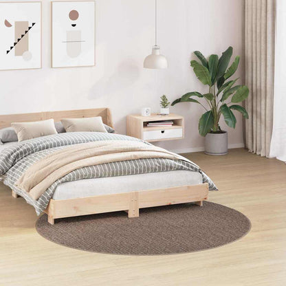 Teppich Braun 160 x 160 cm Polypropylen
