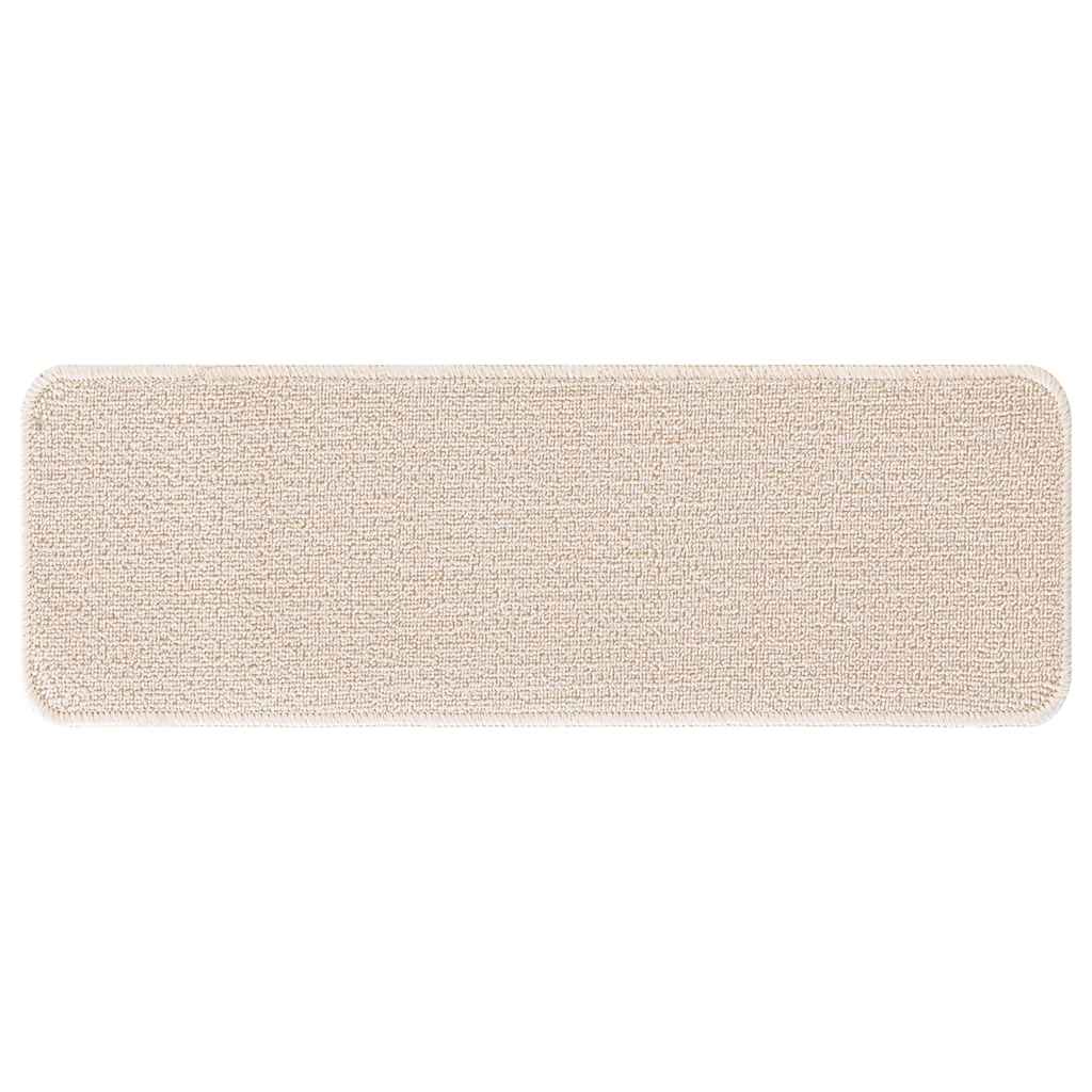 Treppenstufen 15 pcs Creme 60 x 25 cm Polypropylen