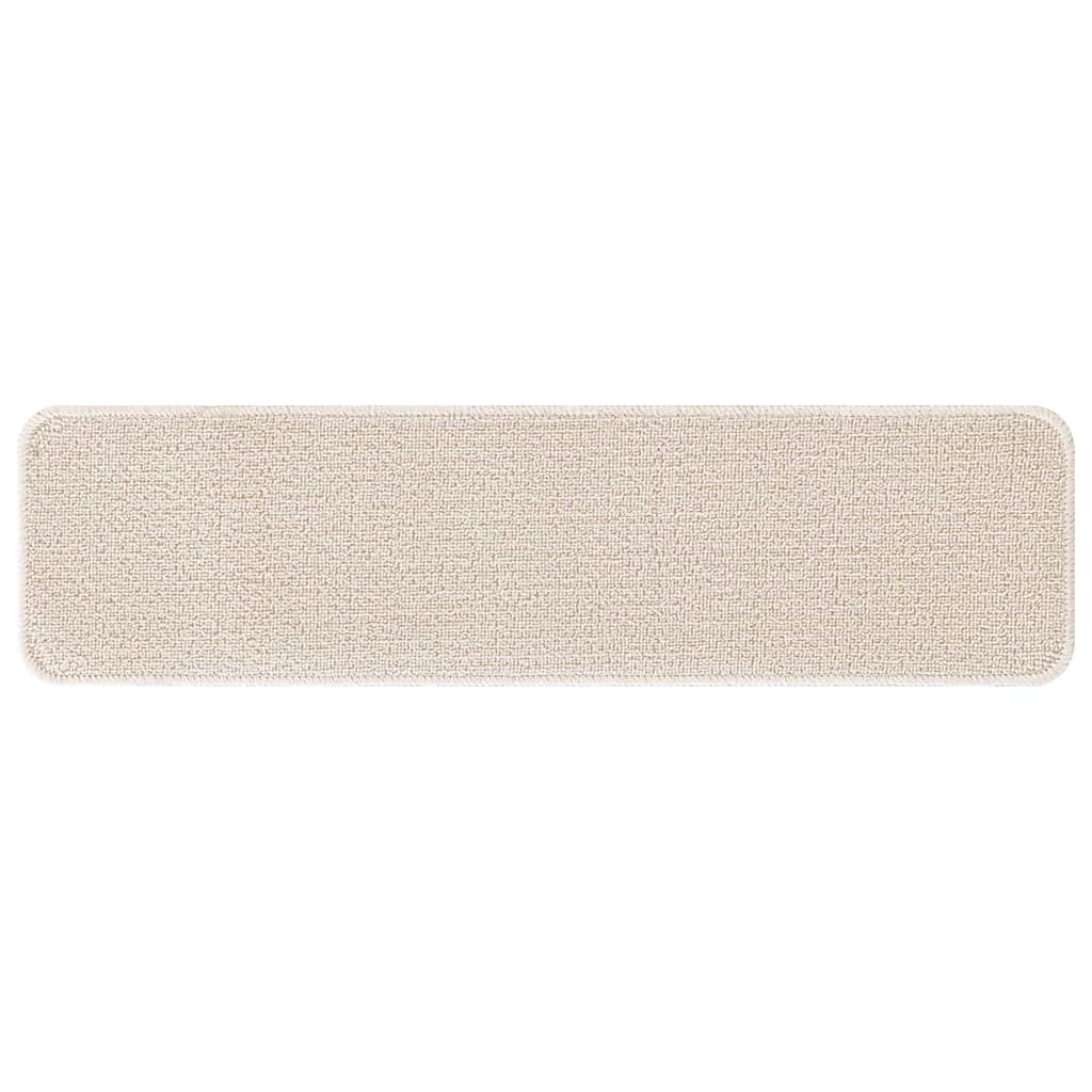 Treppenstufen 15 pcs Creme 75 x 20 cm Polypropylen