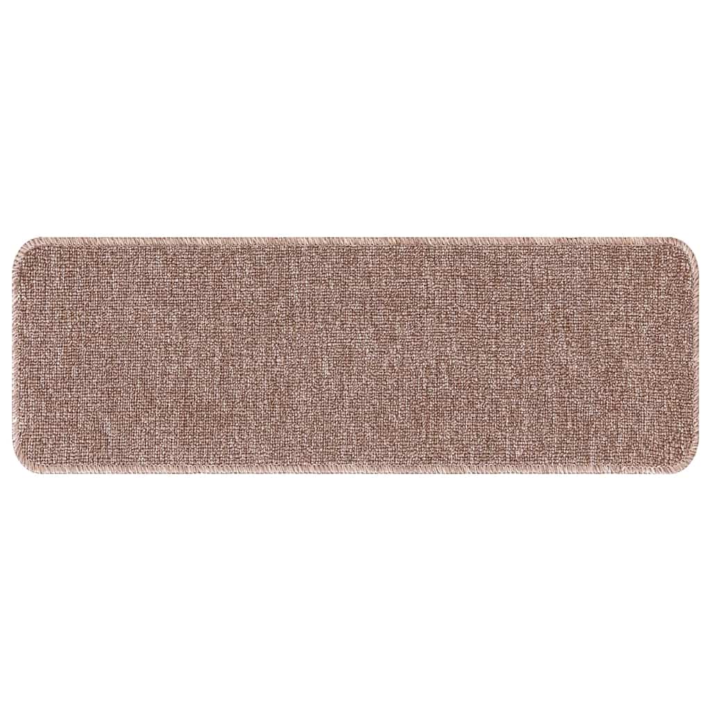 Treppenstufen 15 pcs Hellbraun 60 x 25 cm Polypropylen