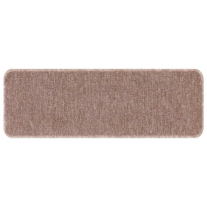 Treppenstufen 15 pcs Hellbraun 60 x 25 cm Polypropylen