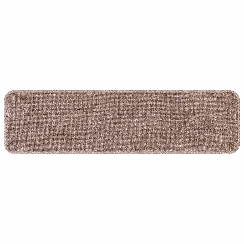 Treppenstufen 15 pcs Hellbraun 75 x 20 cm Polypropylen