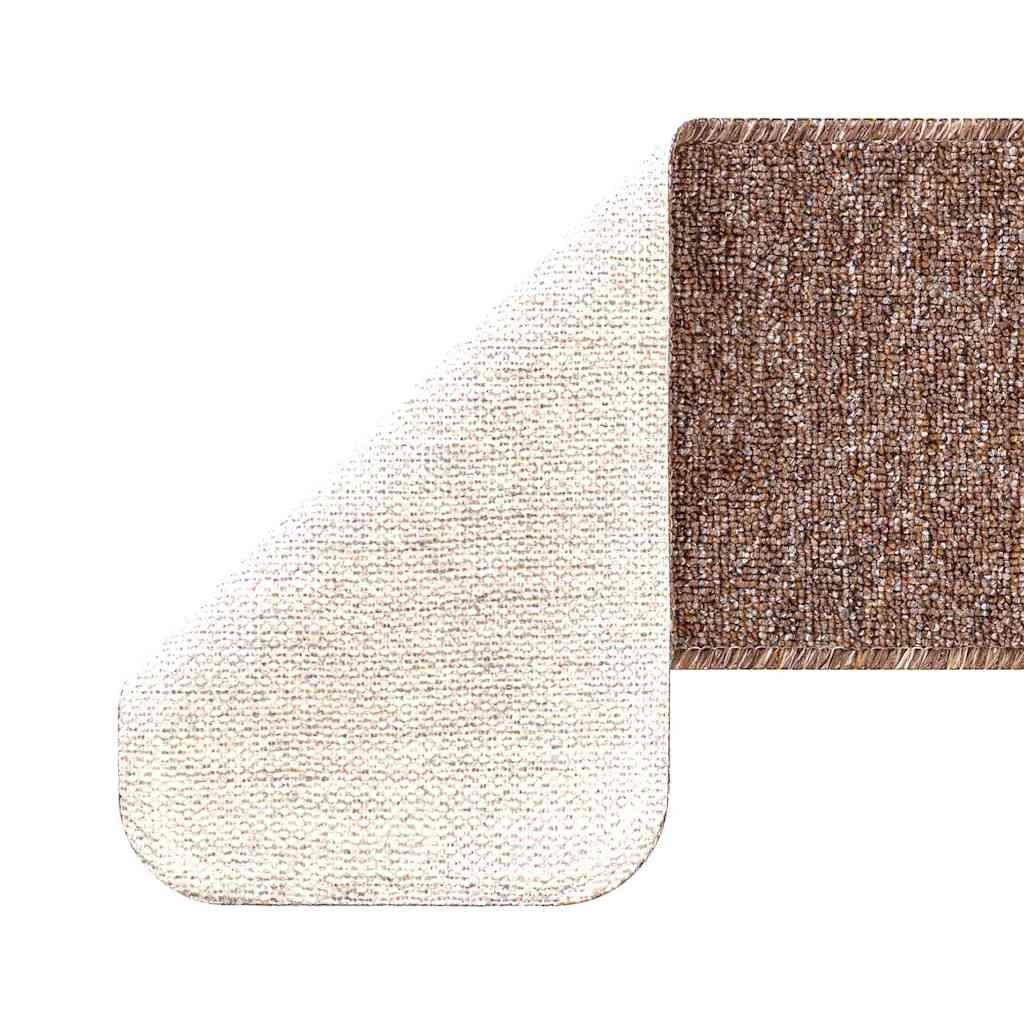 Treppenstufen 15 pcs Braun 60 x 25 cm Polypropylen