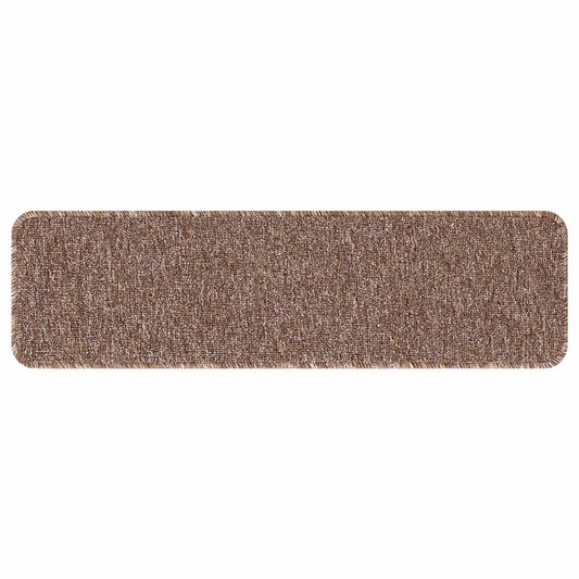 Treppenstufen 15 pcs Braun 75 x 20 cm Polypropylen