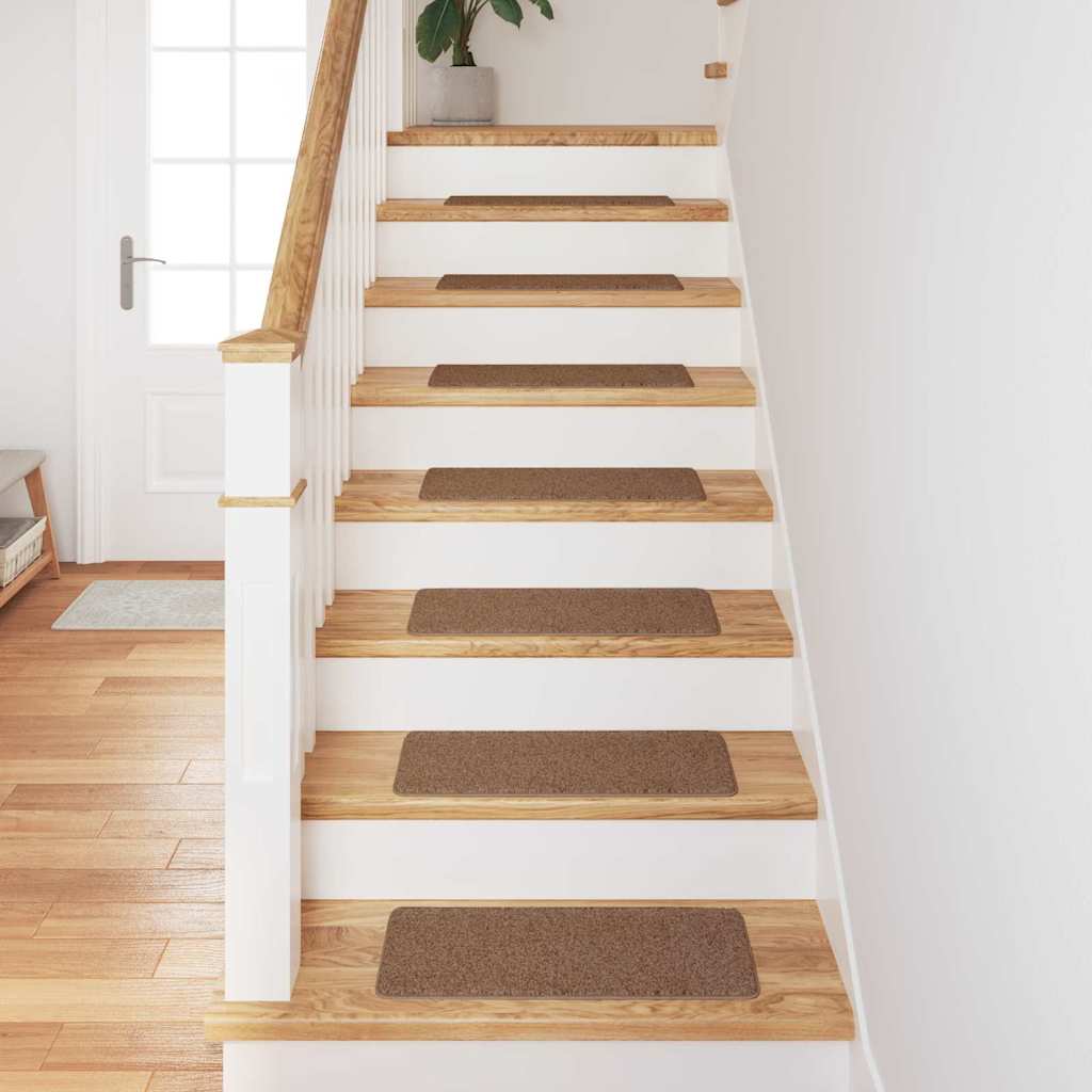 Rutschfeste Treppenmatten 15 pcs Gelb 60 x 25 cm PP