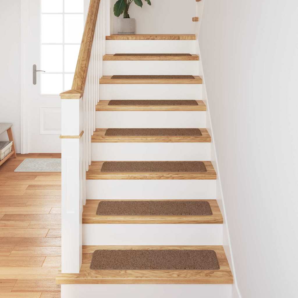 Rutschfeste Treppenmatten 15 pcs Gelb 75 x 20 cm PP