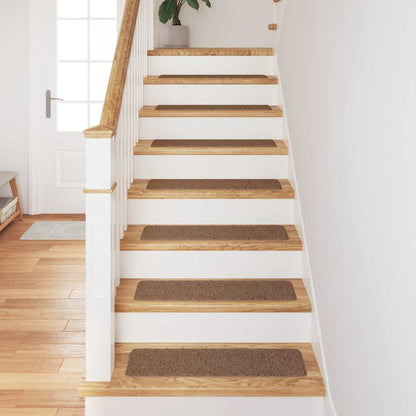 Rutschfeste Treppenmatten 15 pcs Gelb 75 x 20 cm PP