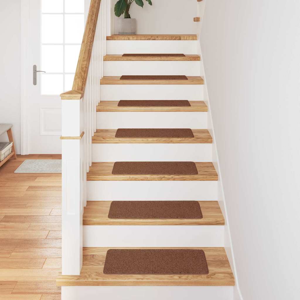 Rutschfeste Treppenmatten 15 pcs Gelb 60 x 25 cm PP