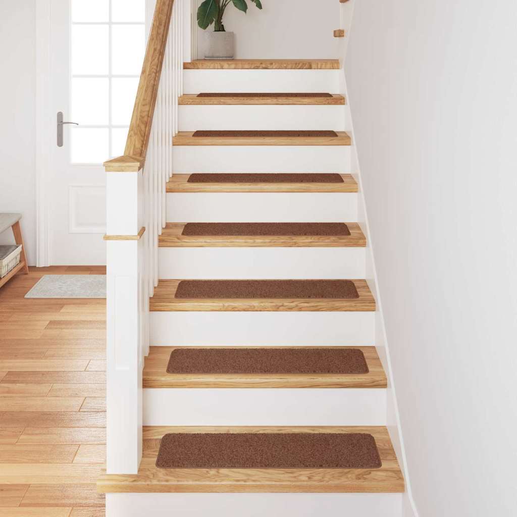 Rutschfeste Treppenmatten 15 pcs Gelb 75 x 20 cm PP