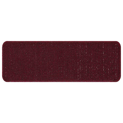 Treppenstufen 15 pcs Bordeauxrot 60 x 25 cm Polypropylen