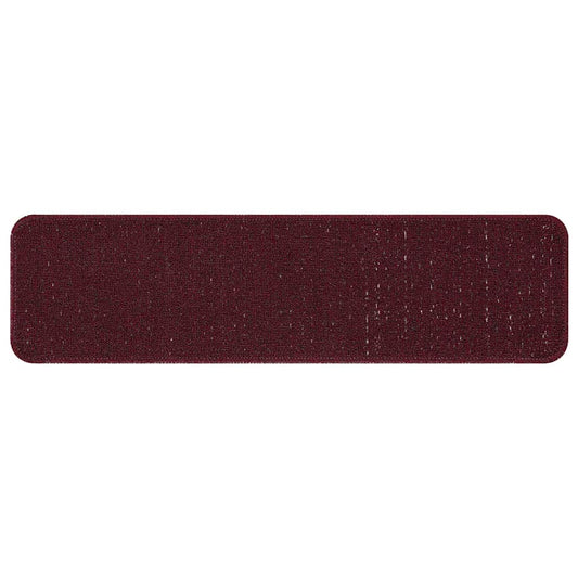 Treppenstufen 15 pcs Bordeauxrot 75 x 20 cm Polypropylen