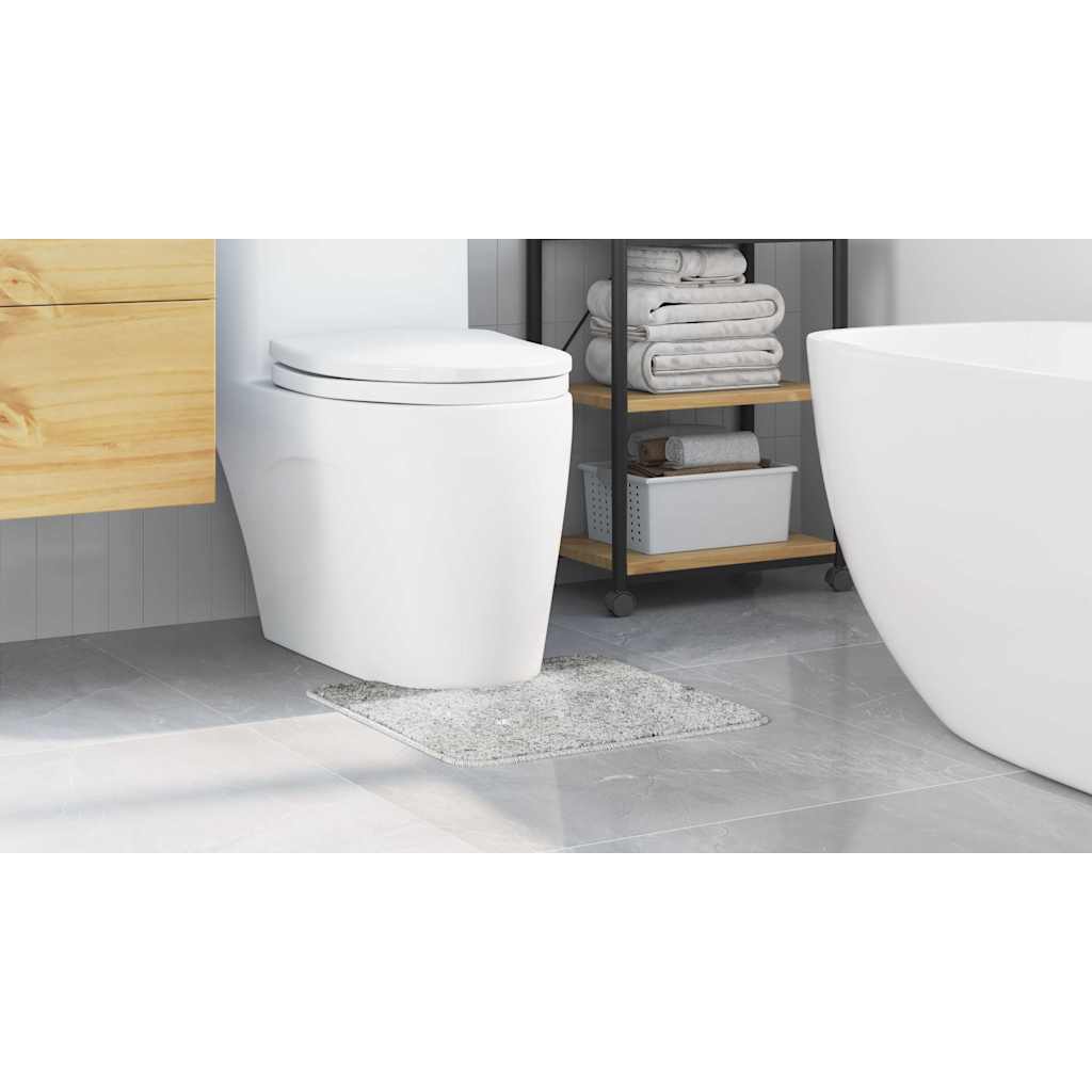 Badematte Grau 50 x 50 cm Polypropylen