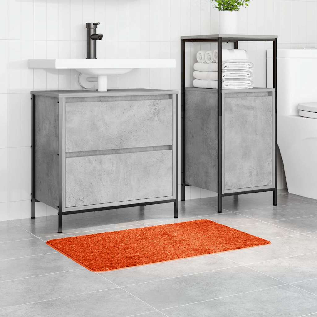 Rutschfeste Badmatte Orange 50 x 80 cm PP