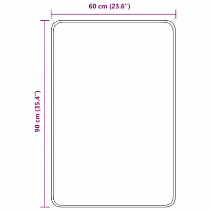 Badematte Dunkelgrau 60 x 90 cm Polypropylen