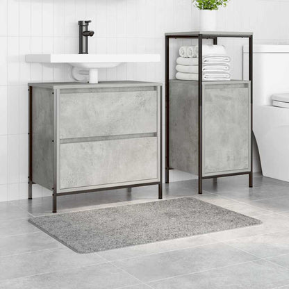 Badematte Grau 60 x 90 cm Polypropylen