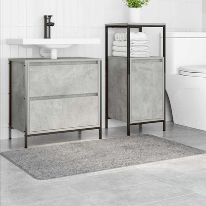 Badematte Grau 70 x 120 cm Polypropylen