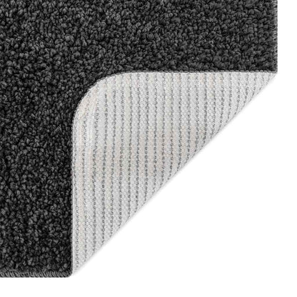 Badematte 2 pcs Dunkelgrau 50 x 50 cm Polypropylen