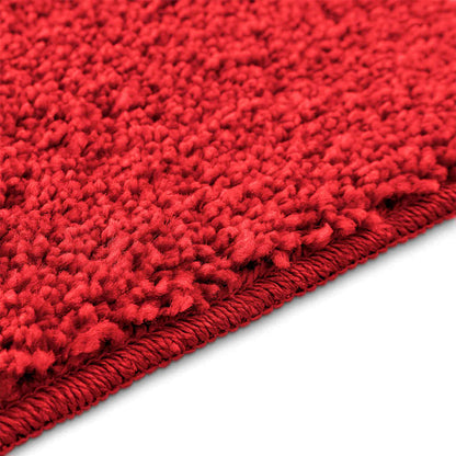 Anti-Rutsch Badematten-Set 2 pcs Rot PP