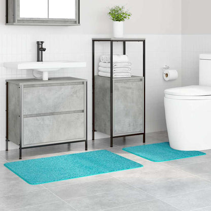 Badematte 2 pcs Türkis 50 x 50 cm Polypropylen