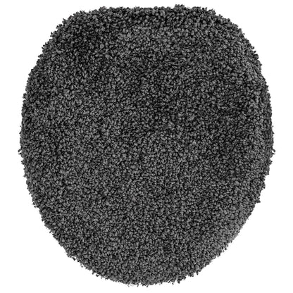 Badematte 3 pcs Dunkelgrau 50 x 50 cm Polypropylen
