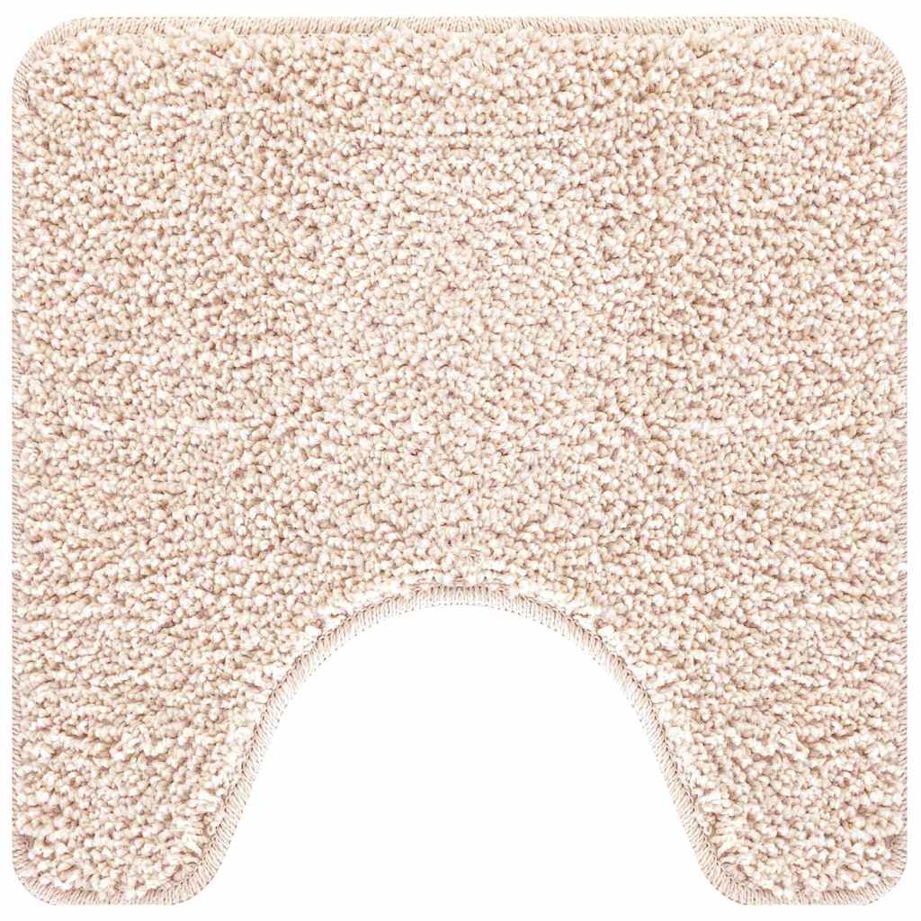 Anti-Rutsch Badematten-Set 3 pcs Creme 50 x 50 cm PP
